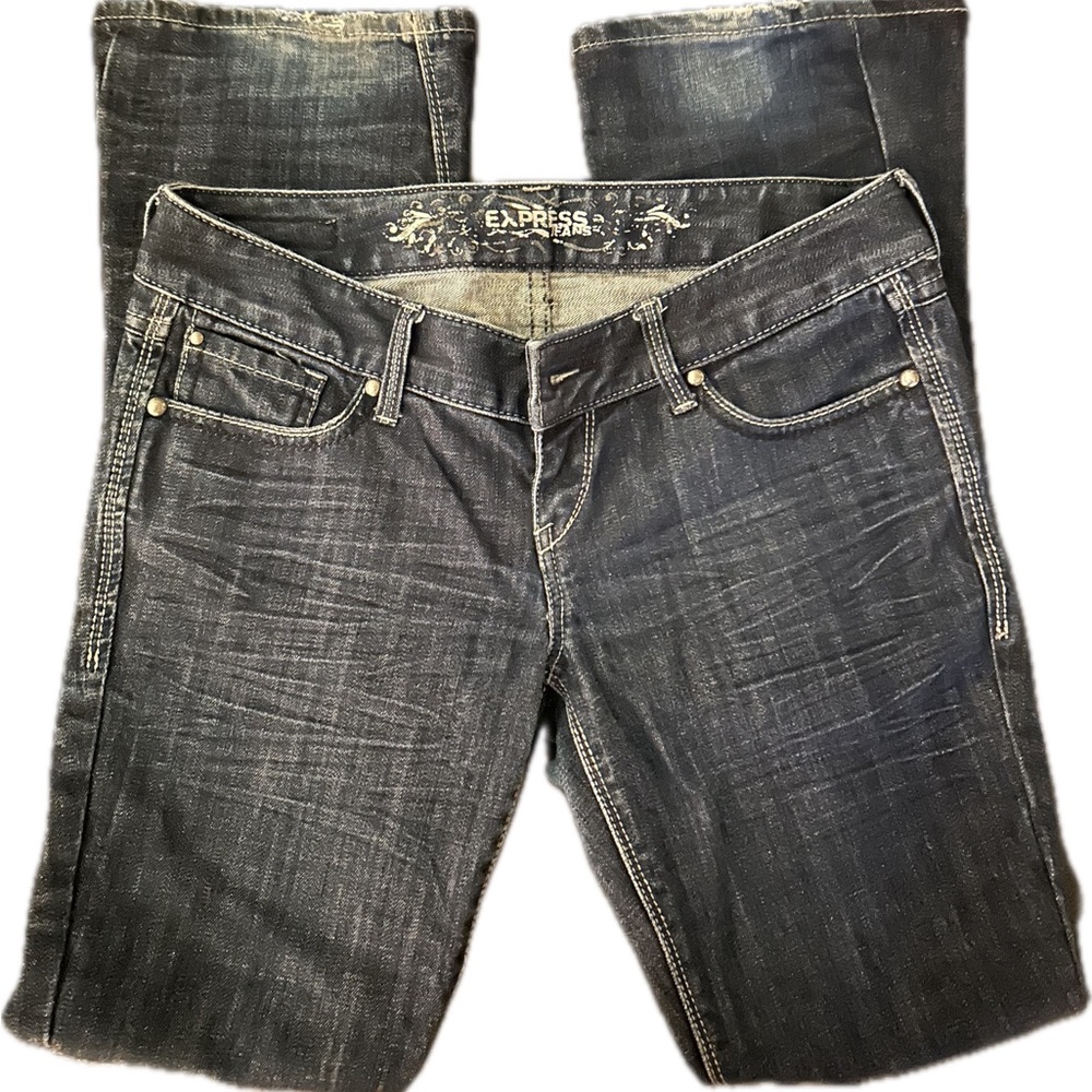 Express Jeans Barely Boot Size 2 Short